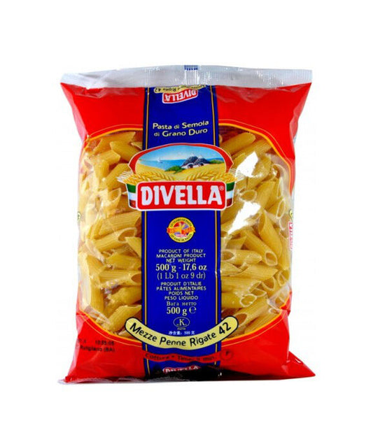Mezze Penne rigate n°42 Divella