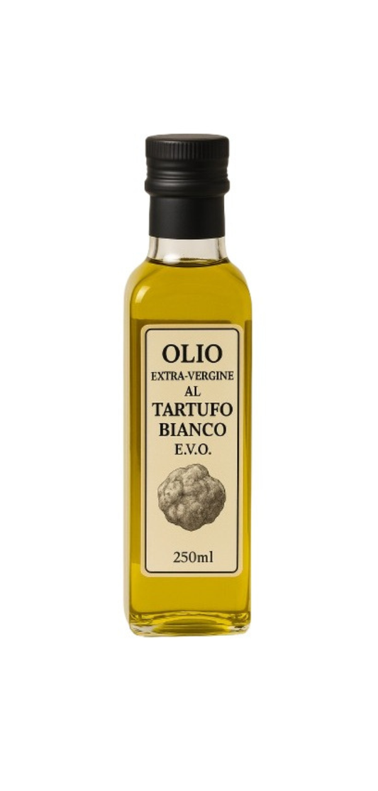 Olio Extra - Vergine al Tartufo Bianco E.V.O. 250ml.